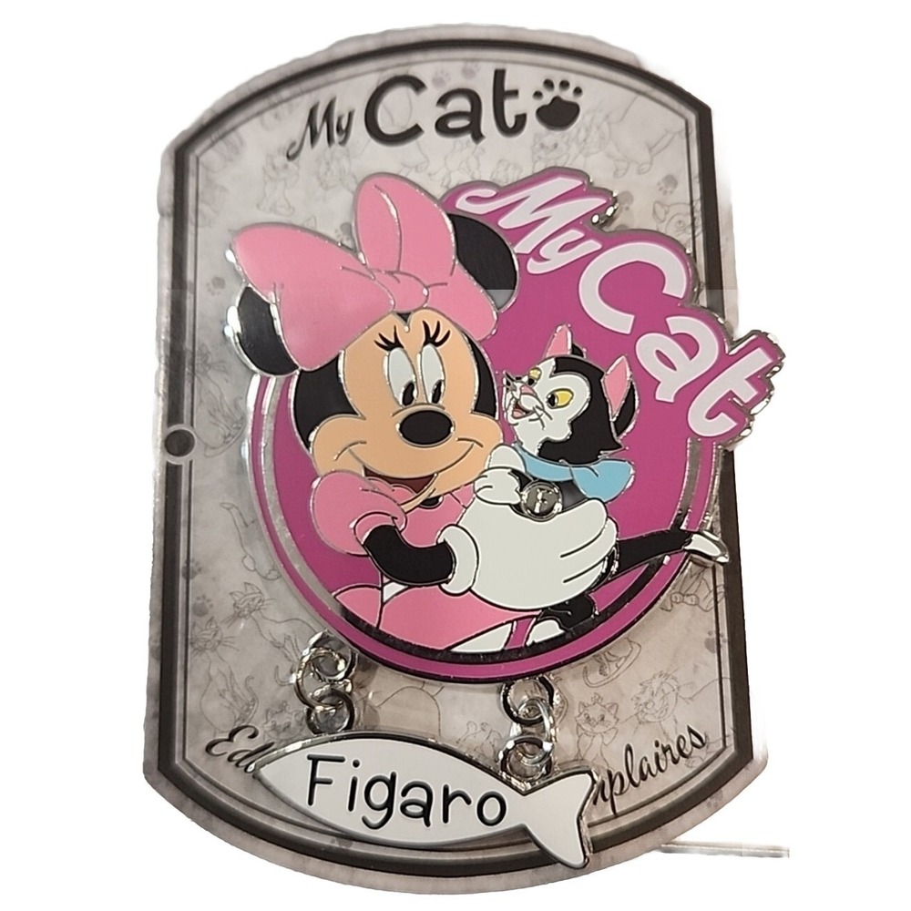 Disney Trading Pin Minnie and Figaro My Cat Disneyland Paris LE 700 131721 DLP